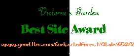 Victoria's Garden Award